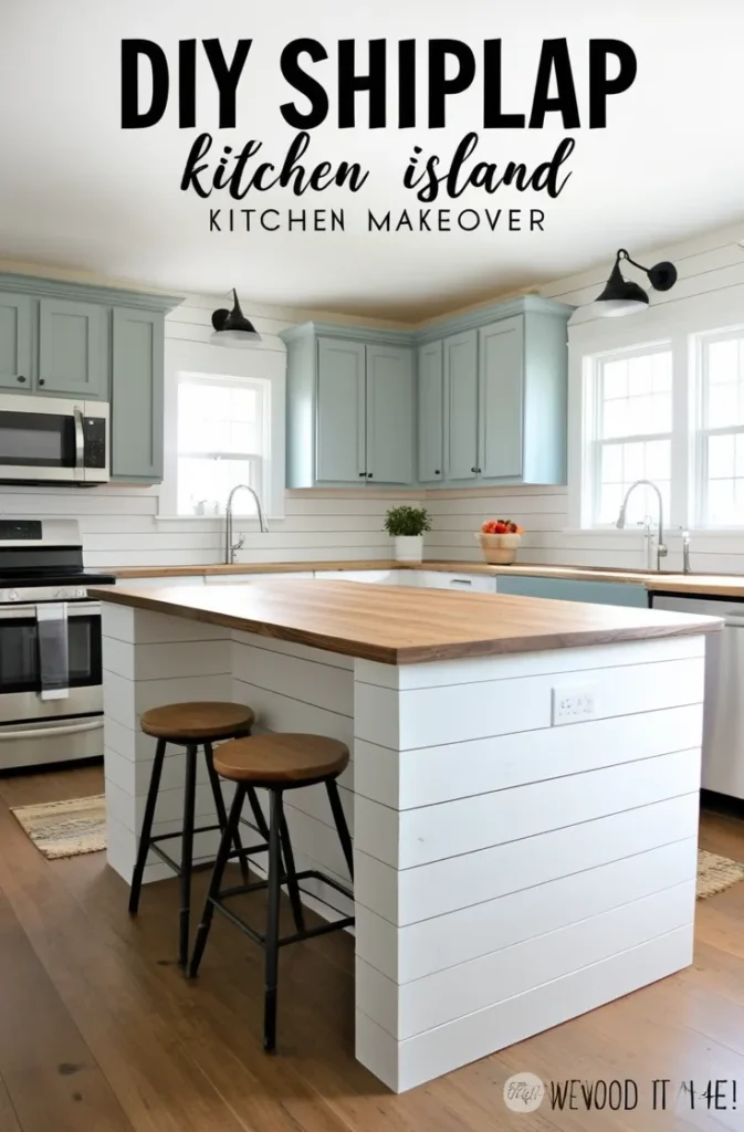 15 Shiplap Kitchen Island Ideas to Inspire Your Next Renovation - Image 2